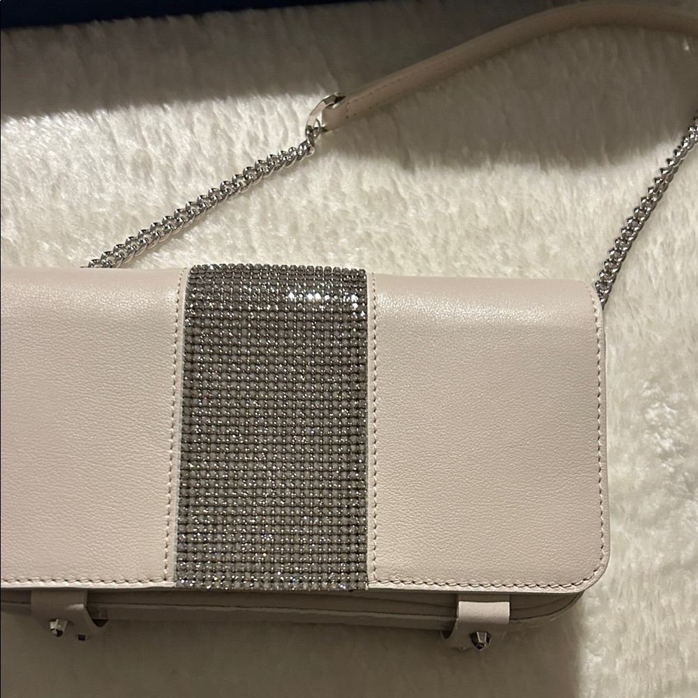 Daniel Swarovski crystal & leather handbag